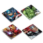 Proizvod Podmetači set 4 - Marvel, Avengers, Yellow