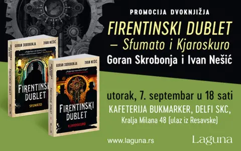 Promocija dvoknjižja „Firentinski dublet – Sfumato i Kjaroskuro“ 7. septembra - slika 1