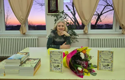 Druženje Ljiljane Šarac i gimnazijalaca iz Rume - slika 1