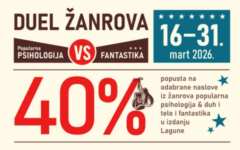 Koje žanrove najviše volite? Neverovatnih 40% popusta na odabrane naslove popularne psihologije i fantastike! - slika 1