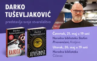 Književne večeri Darka Tuševljakovića u Kraljevu i Ćićevcu