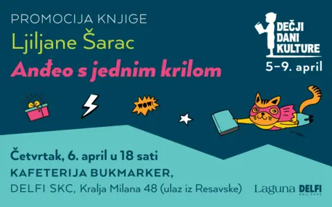 Predstavljanje knjige „Anđeo s jednim krilom“ na Dečjim danima kulture - slika 1