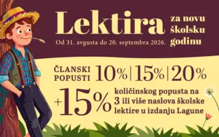 Neka čitanje lektire bude uživanje: Na tri ili više odabranih Laguninih naslova 15% popusta