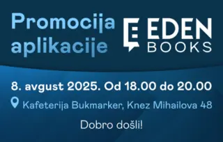 Dođite na promociju aplikacije Eden Books!