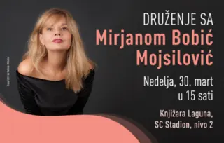 Laguna i Delfi u SC Stadion! Mirjana Bobić Mojsilović u nedelju sa čitaocima!
