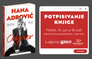 Hana Adrović potpisuje svoju knjigu 14. juna u knjižari Delfi SKC