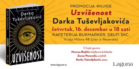 Promocija novog romana Darka Tuševljakovića 16. decembra - slika 1