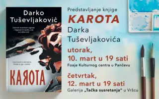 Tuševljaković u Pančevu i Vršcu predstavlja „Karotu“