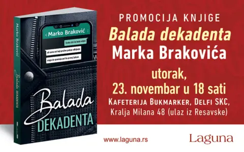 Promocija romana „Balada dekadenta“ 23. novembra - slika 1