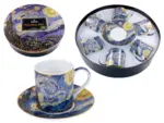 Proizvod Šolja sa tacnom set 6 - Van Gogh, Starry night