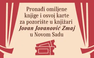 Pronađi omiljene knjige i osvoj karte za pozorište u knjižari „Jovan Jovanović Zmaj“ u Novom Sadu