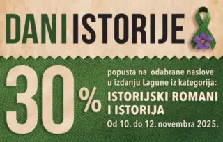 Dani istorije u Laguni i Delfi knjižarama – 30% popusta na odabrane naslove!