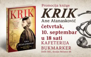 Snažna priča o herojstvu jedne žene: Promocija romana „Krik“ Ane Atanasković 10. septembra u knjižari Delfi SKC