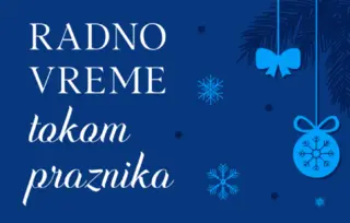 Radno vreme knjižara Delfi i korisničkog centra tokom novogodišnjih i božićnih praznika