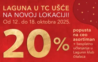 Lagunina knjižara u SC Ušće u novom prostoru!