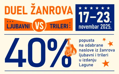 Ko će pobediti u duelu žanrova? Čak 40% popusta na ljubavne i triler romane! - slika 1
