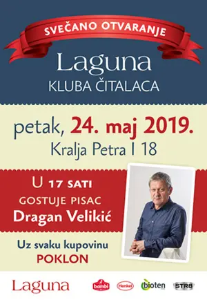 Dragan Velikić na svečanom otvaranju knjižare u Somboru - slika 1
