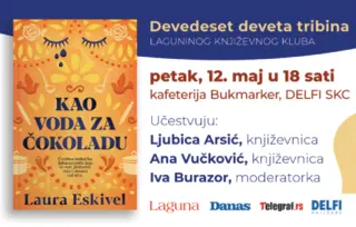 Lagunin književni klub o romanu „Kao voda za čokoladu“ 12. maja