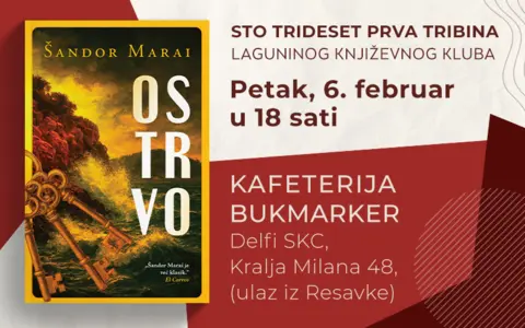 „Ostrvo“ Šandora Maraija na februarskom Klubu – popust 30% - slika 1