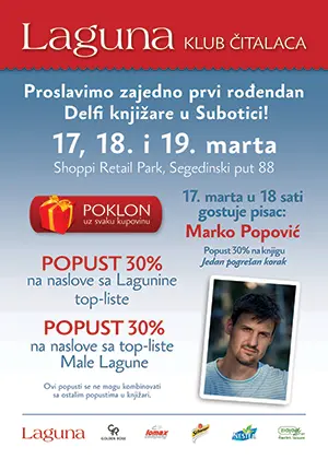 Proslavimo zajedno prvi rođendan knjižare Delfi u Subotici - slika 1