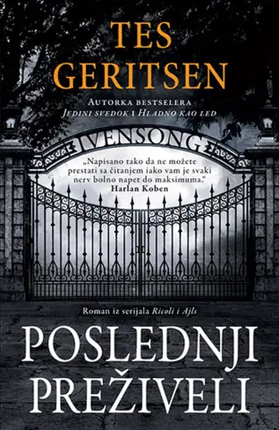 Triler Tes Geritsen „Poslednji preživeli“ u prodaji od 24. septembra - slika 1