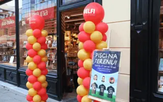 Pisci u dresovima, knjige u prvom planu: Nova Laguna u Obrenovićevoj ulici
