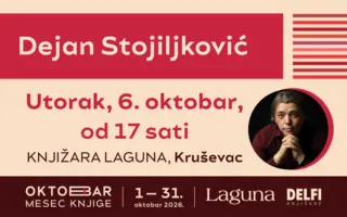 Dejan Stojiljković potpisuje svoje knjige 6. oktobra od 17 sati u Kruševcu