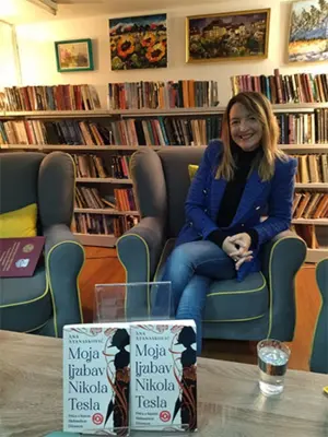 U biblioteci u Kostolcu predstavljena knjiga „Moja ljubav Nikola Tesla“ - slika 1