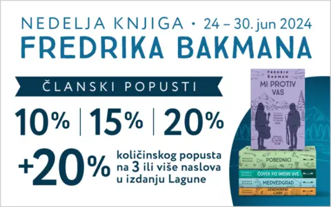 Uvek je pravo vreme za čitanje: Nedelja knjiga Fredrika Bakmana - slika 1