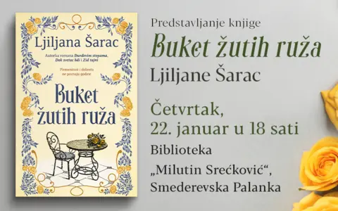„Buket žutih ruža“ zamirisaće i u 2026. godini! Promocija u Smederevskoj Palanci 22. januara - slika 1