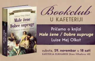 Prvi Bookclub sastanak u kafeteriji Bukmarker u Knezu!