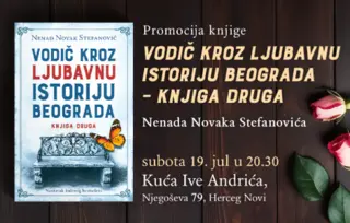 „Vodič kroz ljubavnu istoriju Beograda – knjiga druga“ u Kući Ive Andrića u Herceg Novom
