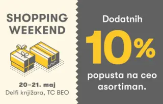 Izvrstan popust u knjižari Delfi tokom Shopping Weekenda u BEO Shopping Centru