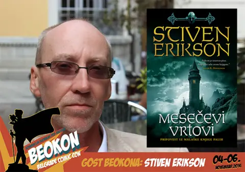 Stiven Erikson u Beogradu od 4. do 6. novembra - slika 1