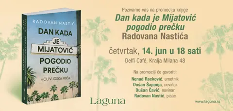 Promocija knjige „Dan kada je Mijatović pogodio prečku“ Radovana Nastića 14. juna - slika 1