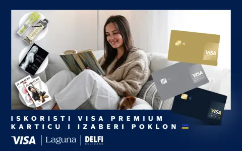 Kompanija Visa i Izdavačka kuća Laguna nastavljaju dugogodišnju uspešnu saradnju još jednom sjajnom akcijom - slika 1