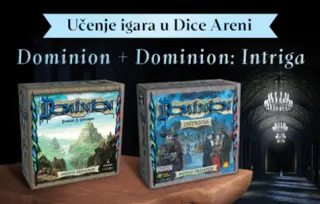 Učenje igara u Dice Areni: „Dominion“ i „Dominion Intriga“