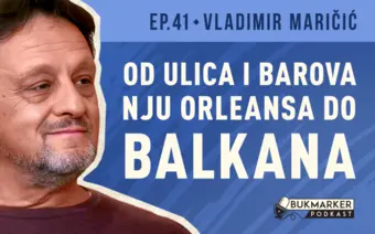 Bukmarker podkast, ep. 41 – Vladimir Maričić: Od ulica i barova Nju Orleansa do Balkana
