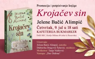 Jelena Bačić Alimpić predstavlja i potpisuje novi roman 9. jula u SKC