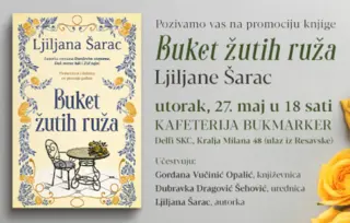 Promocija romana Ljiljane Šarac „Buket žutih ruža“ 27. maja