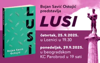Bojan Savić Ostojić predstavlja „Lusi“ u Loznici i Parobrodu