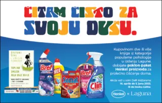 Produžena akcija Lagune i Henkela: „Čitam čisto za svoju dušu“ do 5. juna zbog velikog interesovanja!