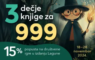Najbolji naslovi za decu na akciji „3 za 999“ od 18. do 28. novembra 2024!