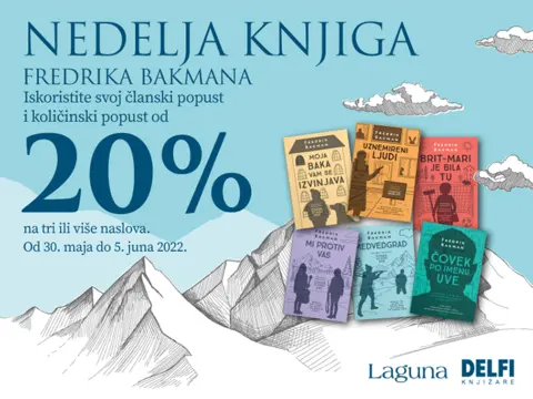 Upotpunite svoju kolekciju tokom Nedelje knjiga Fredrika Bakmana - slika 1