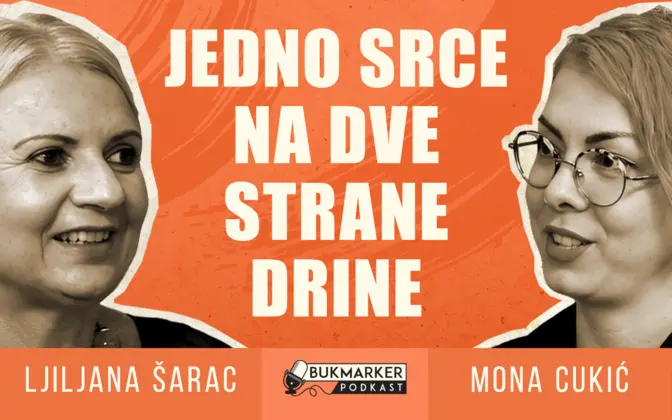 Bukmarker podkast, ep. 36 – Ljiljana Šarac: Jedno srce na dve strane Drine