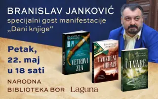 Branislav Janković specijalni gost manifestacije „Dani knjige“ u Narodnoj biblioteci Bor 22. maja