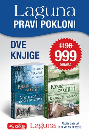 Prve dve knjige trilogije Jelene Bačić Alimpić po jedinstvenoj ceni u objektima Moj kiosk - slika 1