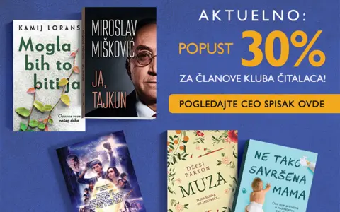 Osvežena lista aktuelnih hitova domaće i svetske književnosti po super cenama! - slika 1