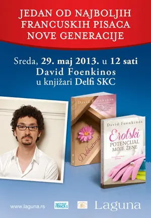 David Foenkinos u Beogradu! - slika 1