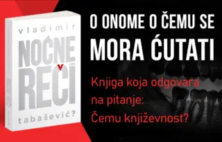 Vladimir Tabašević o svom novom romanu: O onome o čemu se mora ćutati